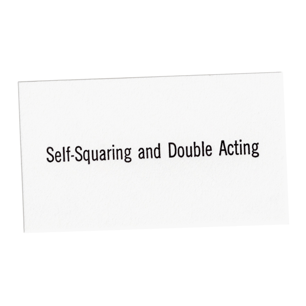 Self-Squaring and Double Acting, 2018